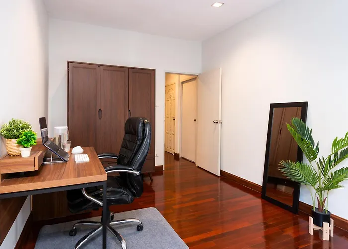度假居 3br Design Townhouse In - 10min To Bts, Emquartier *