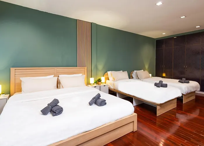 度假居 3br Design Townhouse In - 10min To Bts, Emquartier *